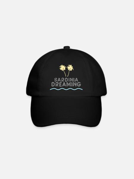 Traumurlaub Sardinien - Baseballkappe - Schwarz/Schwarz