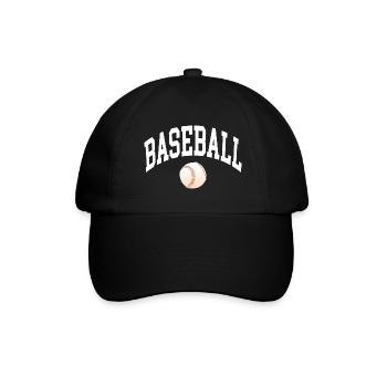 Baseball - Baseballkappe - Schwarz/Schwarz - Vorne