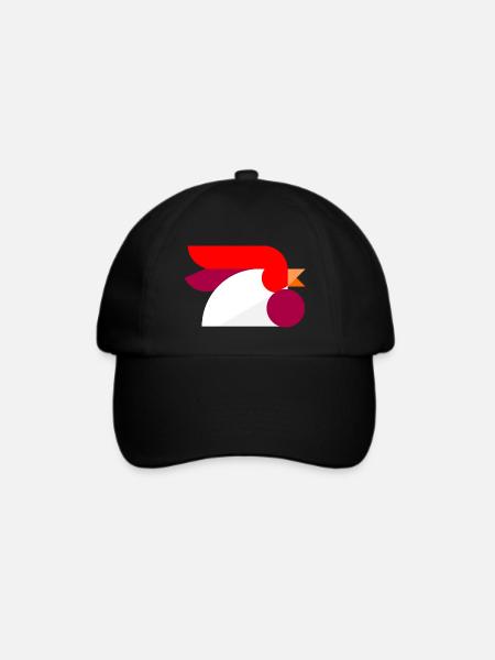 Hahn Logo - Baseballkappe - Schwarz/Schwarz