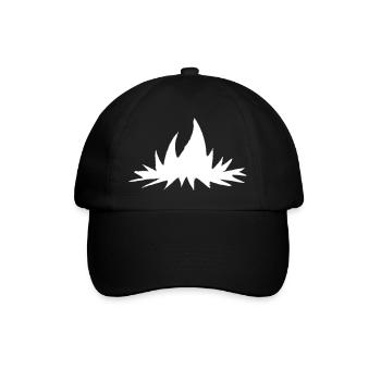 Feu de camp Camping Nature Feu de forêt Vecteur 9 - Casquette classique - noir/noir - Devant