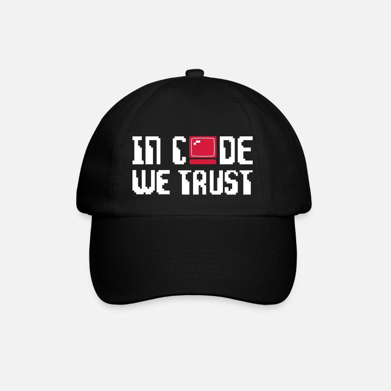 Geek - Baseball Cap - black/black