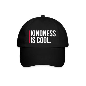 La gentillesse est cool gentillesse gentillesse dicton - Casquette classique - noir/noir - Devant