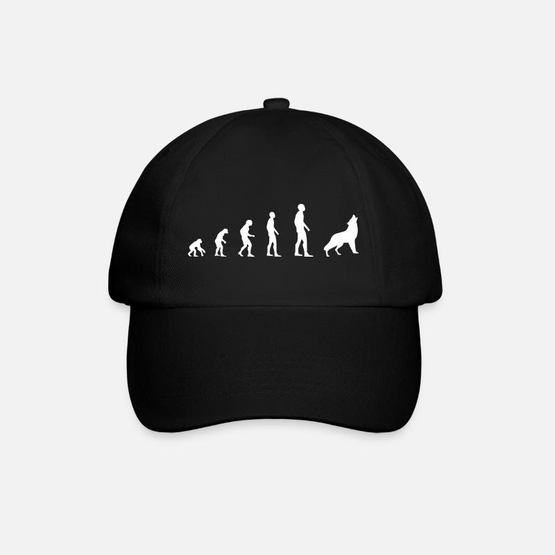 Loup - Evolution - Casquette classique - noir/noir