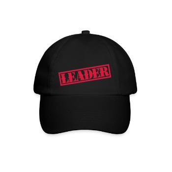 Leader - Baseballkappe - Schwarz/Schwarz - Vorne