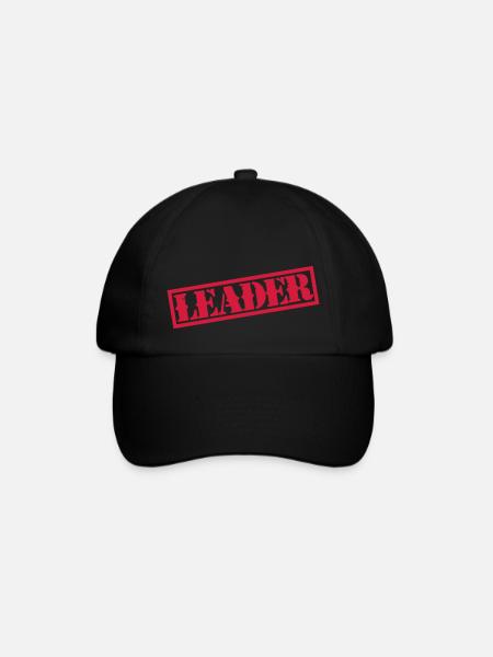 Leader - Baseballkappe - Schwarz/Schwarz