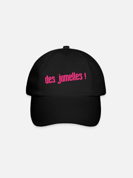 des jumelles ! - Casquette classique - noir/noir