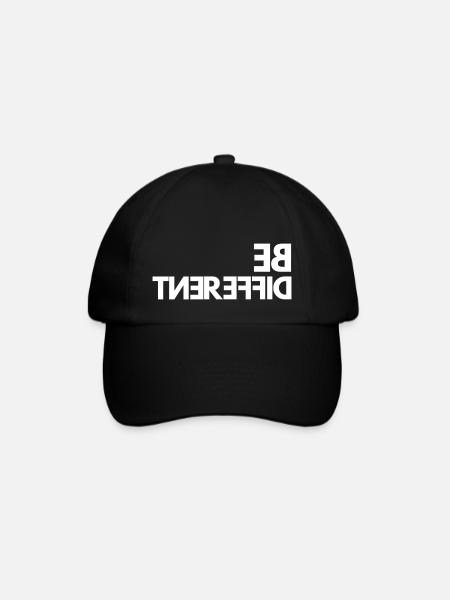 Be Different - Baseballkappe - Schwarz/Schwarz