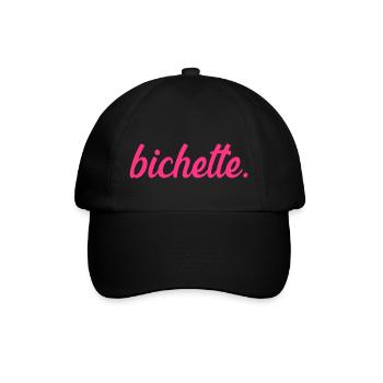 Bichette - Copine - Meilleure Amie - Casquette classique - noir/noir - Devant