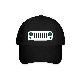 Jeep Irish Shirt - Baseballkappe - Schwarz/Schwarz - Vorne