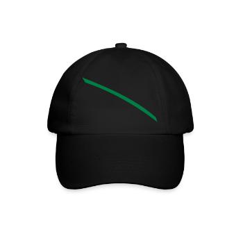 Vert tiret - Casquette classique - noir/noir - Devant