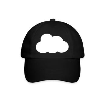 Simple Cloud - Baseball Cap - black/black - Front