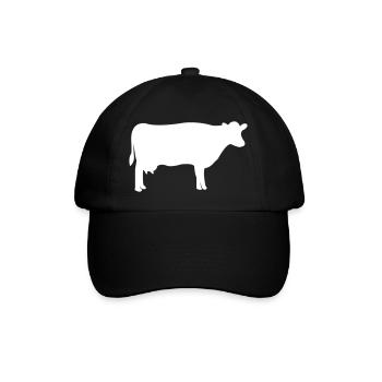 vache - Casquette classique - noir/noir - Devant
