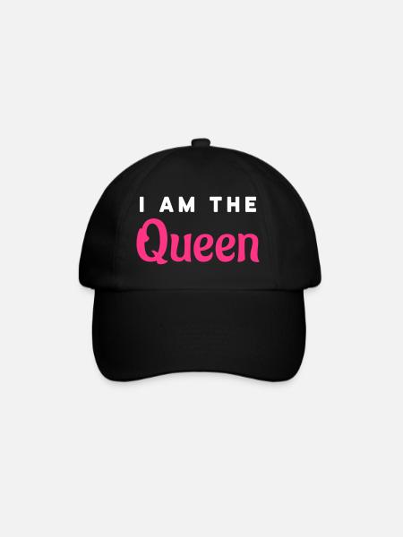 I am the Queen - Baseball Cap - black/black
