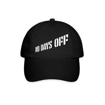 pas de jours de congé devis - Casquette classique - noir/noir - Devant