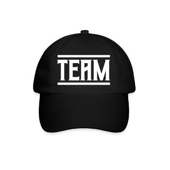 team 01 - Baseballkappe - Schwarz/Schwarz - Vorne