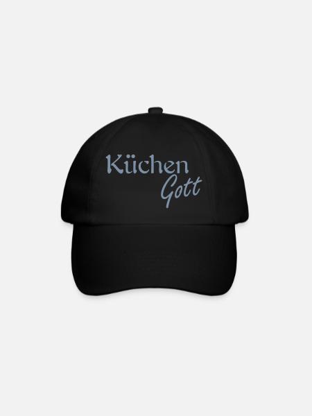 Kitchen God - Baseball Cap - black/black