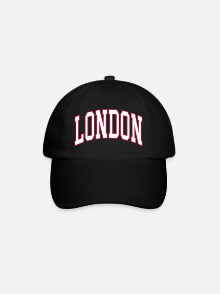 London - Baseball Cap - black/black