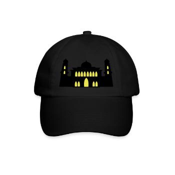 mosquée, silhouette - Casquette classique - noir/noir - Devant