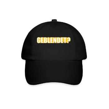 Schönheit - Baseballkappe - Schwarz/Schwarz - Vorne