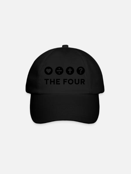 THEFOUR high - Baseball Cap - black/black