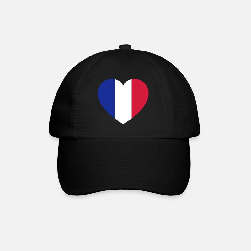france_3col - Casquette classique - noir/noir