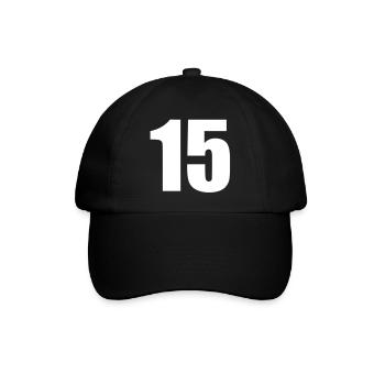 15 - Baseball Cap - black/black - Front
