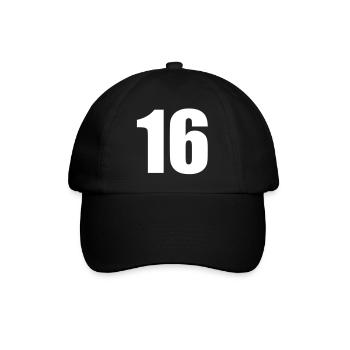 16 - Casquette classique - noir/noir - Devant