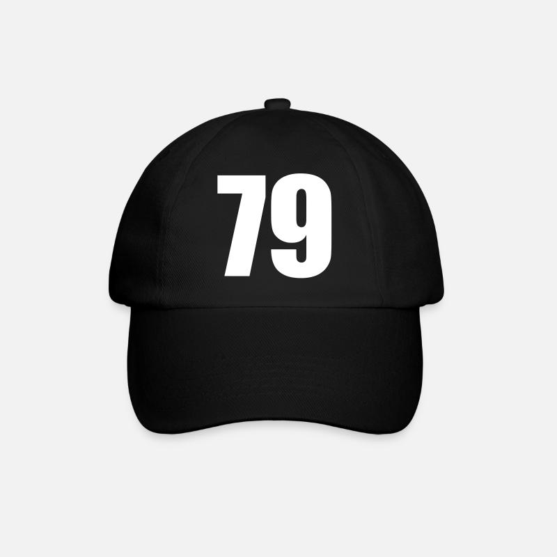 79 - Casquette classique - noir/noir
