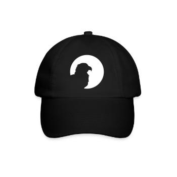 Adler - Baseballkappe - Schwarz/Schwarz - Vorne