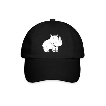 Nashorn - Baseballkappe - Schwarz/Schwarz - Vorne