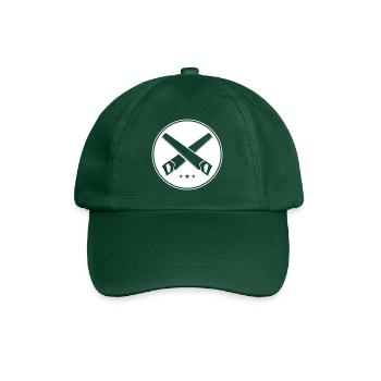 scie à main icône cercle artisan - Casquette classique - vert bouteille - Devant