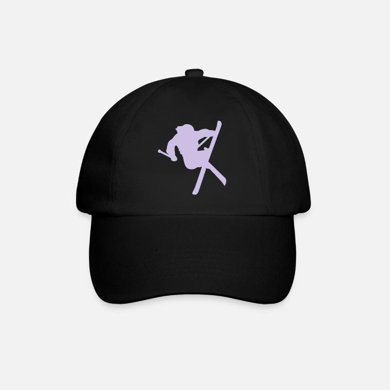 FREESKI - Baseballkappe - Schwarz/Schwarz