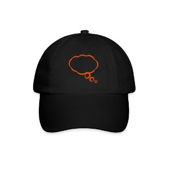 bulle pense - Casquette classique - noir/noir - Devant