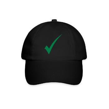 Vérification du crochet vert - Casquette classique - noir/noir - Devant