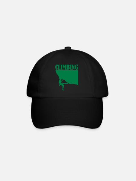 climbing - Baseballkappe - Schwarz/Schwarz