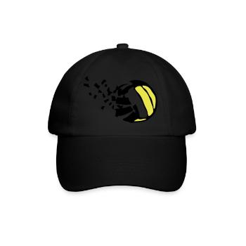 explosion ballon volleyball destructurer destructi - Casquette classique - noir/noir - Devant