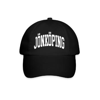 Jönköping - Baseballkappe - Schwarz/Schwarz - Vorne