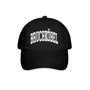 Bruchköbel - Baseballkappe - Schwarz/Schwarz - Vorne