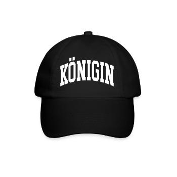 Königin - Baseballkappe - Schwarz/Schwarz - Vorne