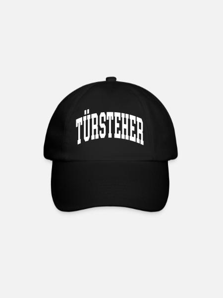 Türsteher - Baseballkappe - Schwarz/Schwarz