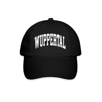 Wuppertal - Baseballkappe - Schwarz/Schwarz - Vorne