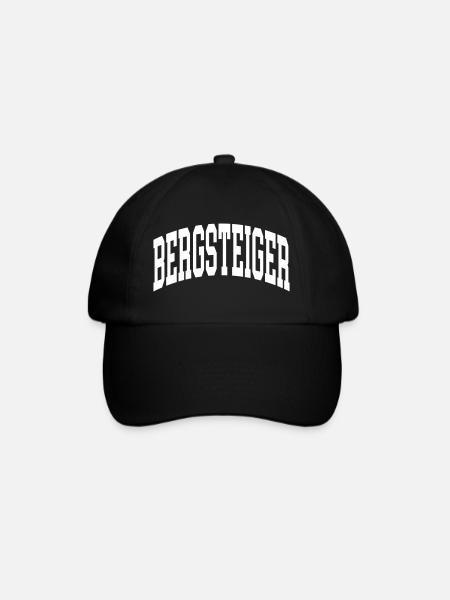 Bergsteiger - Baseballkappe - Schwarz/Schwarz