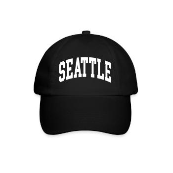 Seattle - Baseball Cap - black/black - Front