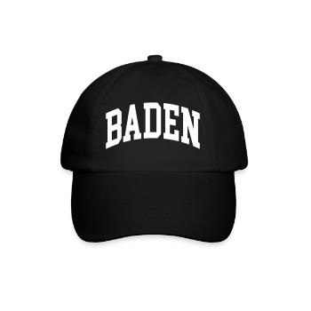 Baden - Baseballkappe - Schwarz/Schwarz - Vorne