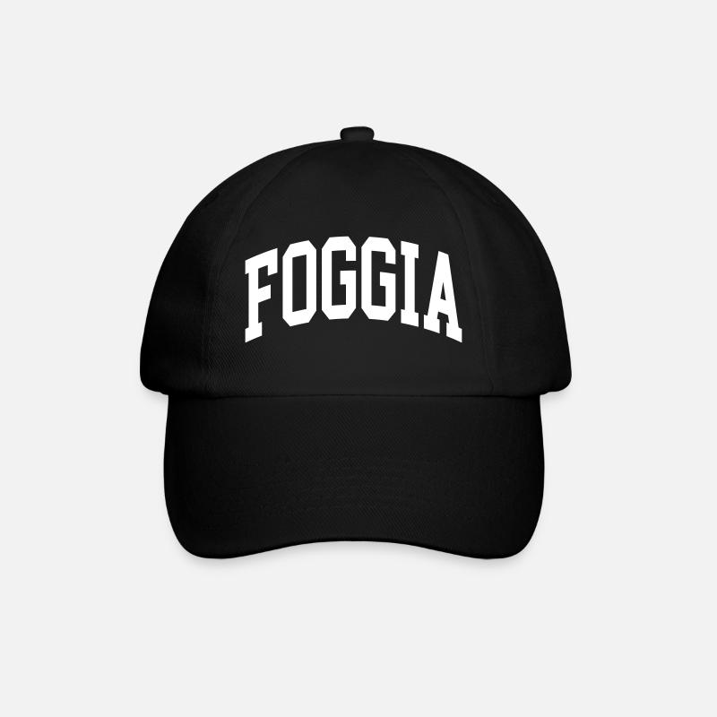 Foggia - Baseballkappe - Schwarz/Schwarz