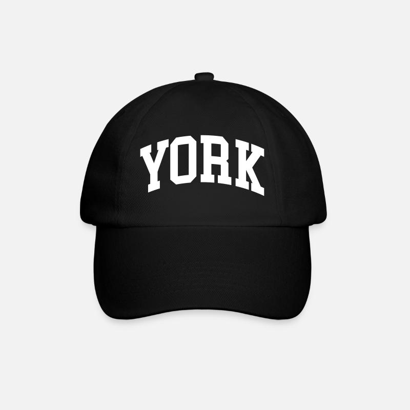 York - Baseball Cap - black/black