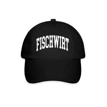 Fischwirt - Baseballkappe - Schwarz/Schwarz - Vorne