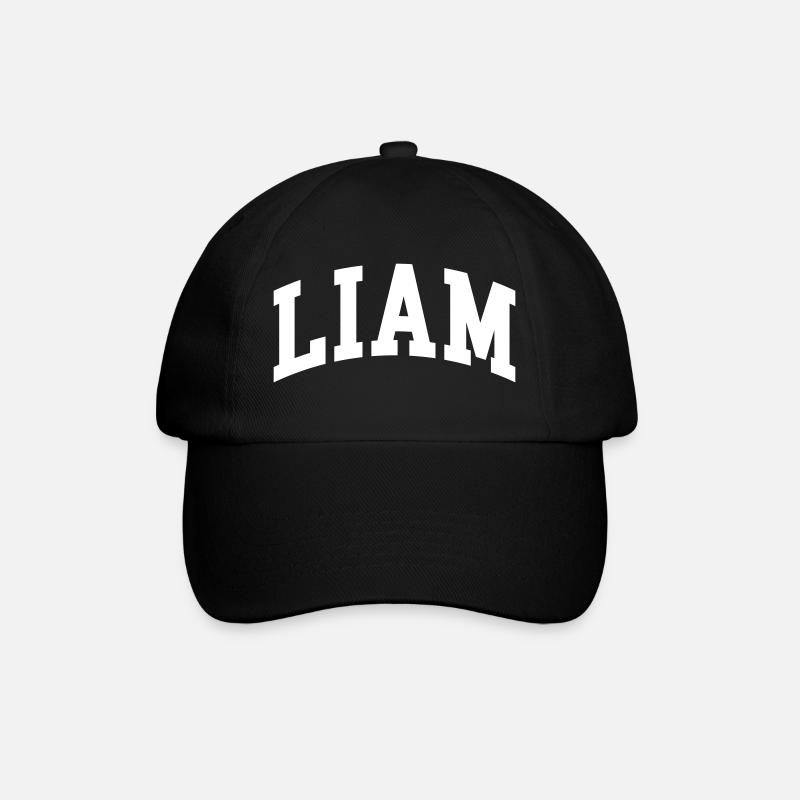 Liam - Baseballkappe - Schwarz/Schwarz