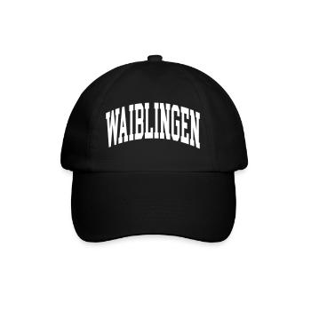 Waiblingen - Casquette classique - noir/noir - Devant