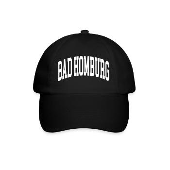 Bad Homburg - Baseballkappe - Schwarz/Schwarz - Vorne